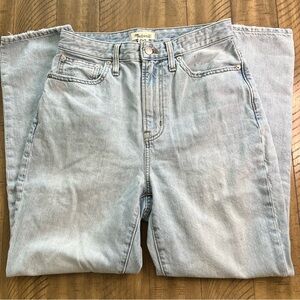 Madewell Light Blue Straight Leg Jeans